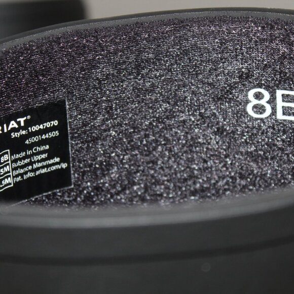 Ariat Kelmarsh Women's Size 8 Black Rain Rubber Wellington Boots 10047070 - Picture 6 of 7